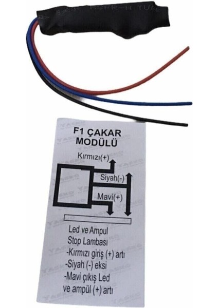 Stop Fren Çakar Modül LED Ampul Uyumlu 12V - F1 Fren Çakar Modülü
