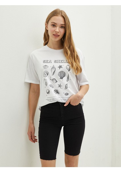 Yeni Sezon Kadın Cep Detaylı Düz Jean Şort modelleri