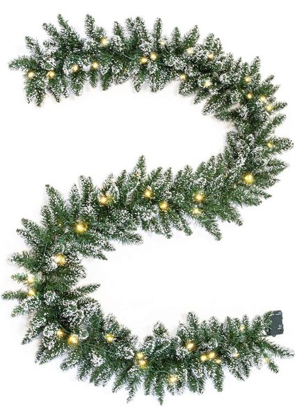 Yılbaşı Dekoratif 160CM Işıklı Garland Set