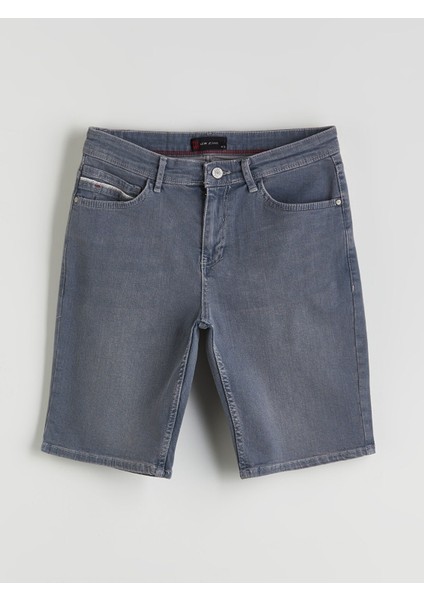 Yeni Sezon Slim Fit Erkek Jean Şort indirimleri