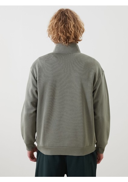 Yeni Sezon Dik Yaka Erkek Sweatshirt fırsatları