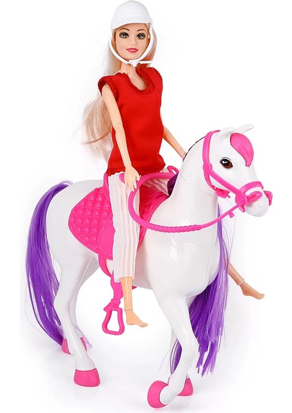 Jasmine Atlı Bebek Beyaz-Pembe modelleri