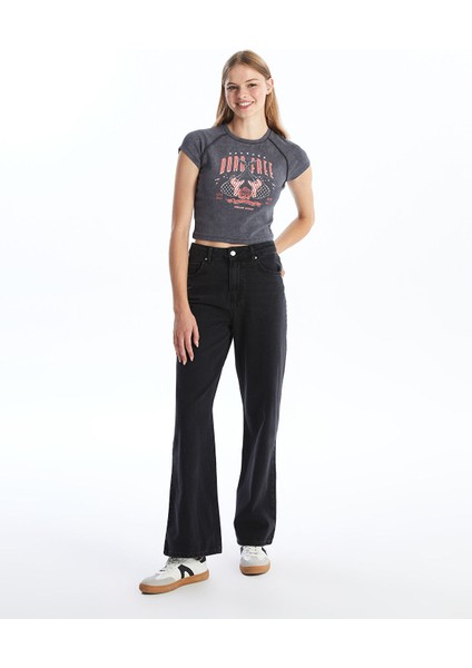 Yeni Sezon Wideleg Kadın Jean Pantolon