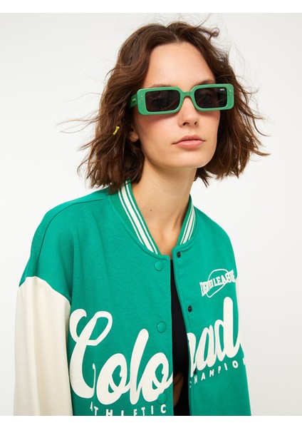 Yeni Sezon Baskılı Uzun Kollu Kadın Kolej Ceket fırsatları