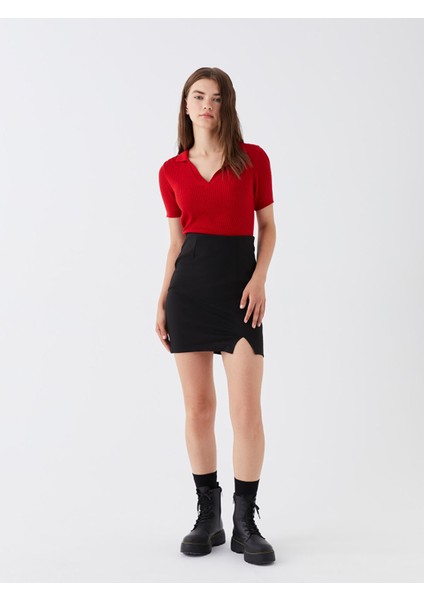 Yeni Sezon Kadın Dar Fit Düz Etek