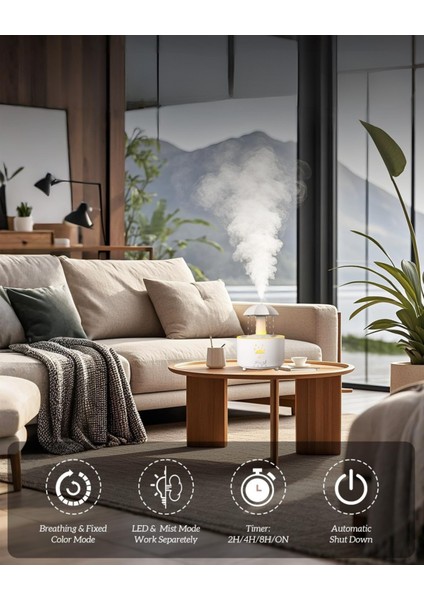 Yağmur Efektli Şemsiye Oda Nemlendirici – 360° Döner Yağmur Efekti, 7 Renk LED Işık, Ultrasonik Sessiz Çalışma, 24 Saat Serin Buhar fiyatları