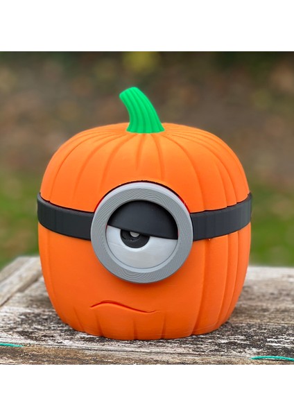 Minyonlar Bal Kabağı Temalı Kap Şekerlik Dekoratif Parça