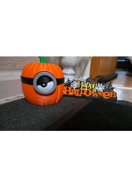 Minyonlar Bal Kabağı Temalı Kap Şekerlik Dekoratif Parça