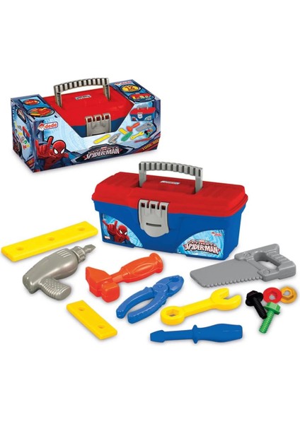 Spiderman Alet Çantası Tamir Takım Seti