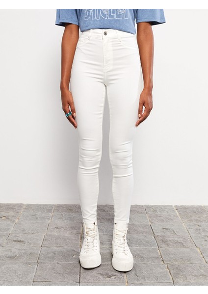 Yeni Sezon Yüksek Bel Jüpiter Süper Skinny Fit Kadın Jean Pantolon fırsatları