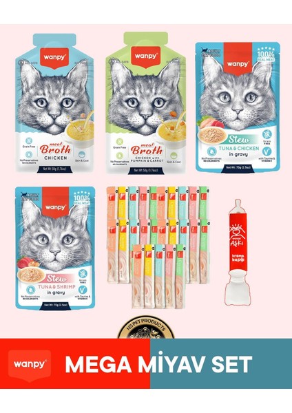 Kedi Maması Mega Miyav Set
