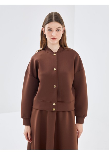 Yeni Sezon Düz Oversize Kadın Kolej Ceket