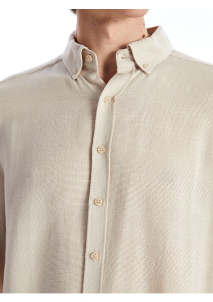 Yeni Sezon Regular Fit Uzun Kollu Armürlü Erkek Gömlek modelleri