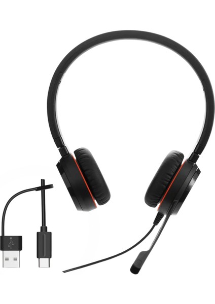 Evolve 30 Iı Duo Ns – Usb-C/a Çağrı Merkezi Kulaklığı