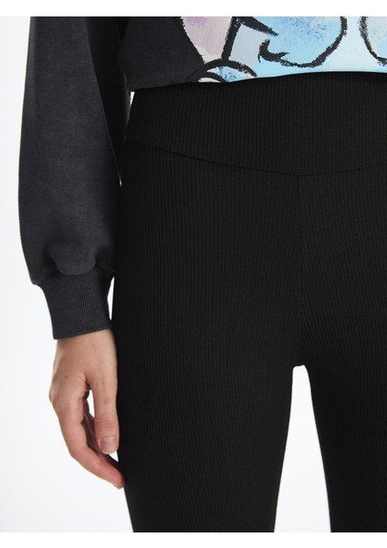 Yeni Sezon Beli Lastikli Kadın Tayt Pantolon modelleri