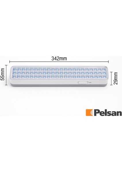 40/60 Led’li Şarjlı Işıldak 8 Saat Kesintisiz Işık Taşınabilir Acil Durum Lambası – IP20 fiyatları