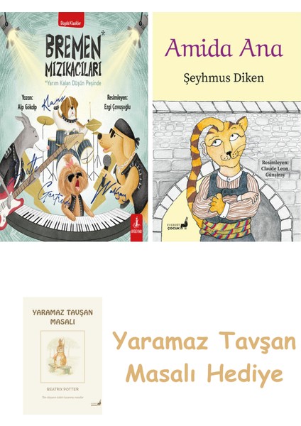 Bremen Mızıkacıları + Amida Ana + Yaramaz Tavşan Masalı