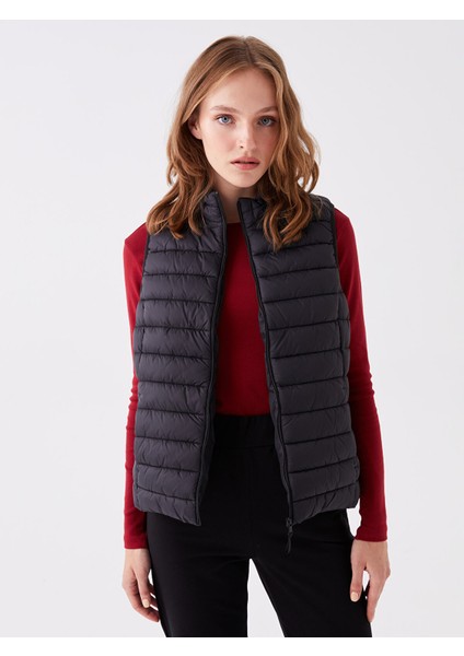 Yeni Sezon Kadın Dik Yaka Düz Şişme Yelek fiyatları