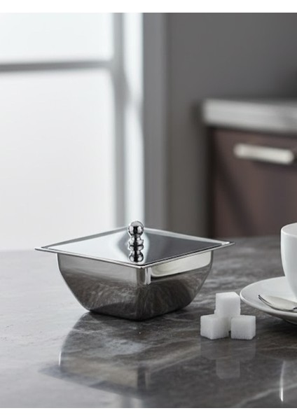 Siena Sade Paslanmaz Çelik Şekerlik 304 Kalite