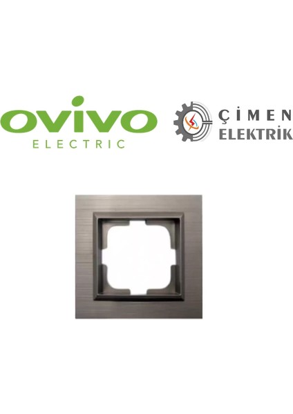 Bakır Ikili Priz Çerçevesi Qantum - Priz ve Anahtar Için Uyumlu Çerçeve