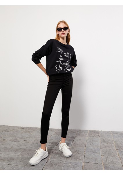 Yeni Sezon Jüpiter Süper Skinny Fit Kadın Jean Pantolon