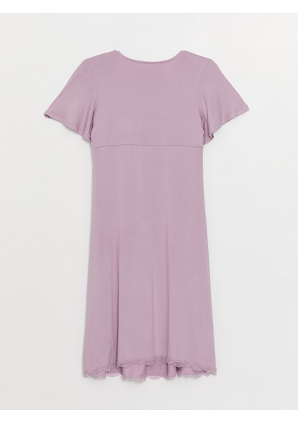 Yeni Sezon V Yaka Düz Kısa Kollu Hamile Gecelik fiyatları