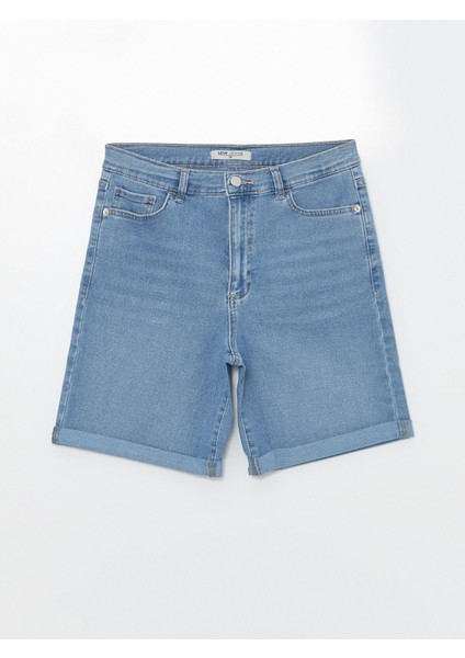 Yeni Sezon Bermuda Fit Kadın Jean Şort indirimleri