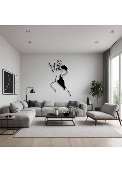 Dans Eden Çift Metal Duvar Dekoru – Modern Soyut Aşk Figürü Ev Aksesuarı fırsatları