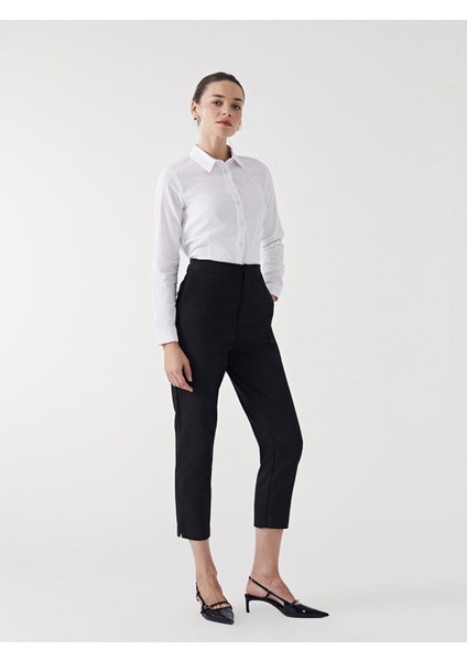 Yeni Sezon Standart Fit Kadın Cigarette Pantolon