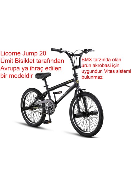 Licorne Jump 20 Bmx Hareket, Akrobasi Bisikleti indirimleri