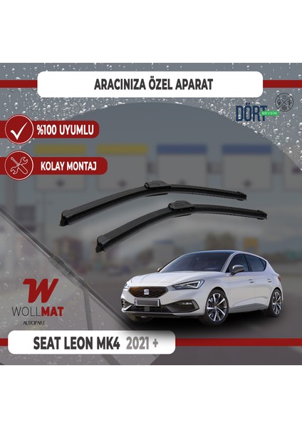 Seat Leon 4 Silecek 2021 Sonrası Silecek Takımı Araca Özel
