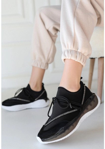 Lvsqvr Liney Siyah Rugan Bağcıklı Spor Ayakkabı (Numara: 37) fiyatları