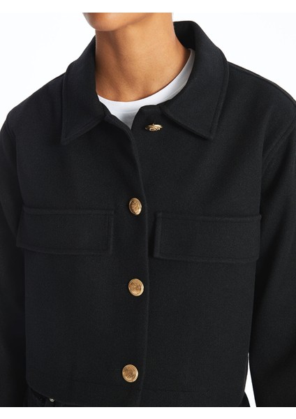 Yeni Sezon Düz Uzun Kollu Kadın Kaşe Ceket modelleri