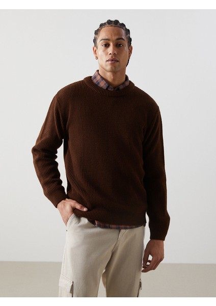 Yeni Sezon Bisiklet Yaka Erkek Triko Kazak