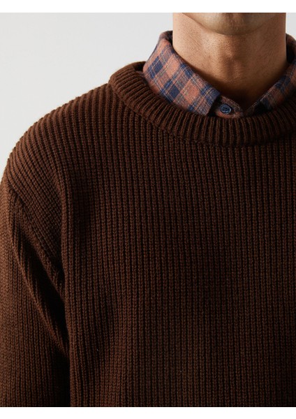 Yeni Sezon Bisiklet Yaka Erkek Triko Kazak modelleri