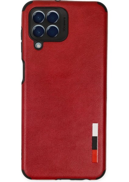 Samsung Galaxy M33 Kılıf Loop Deri Silikon - Kırmızı