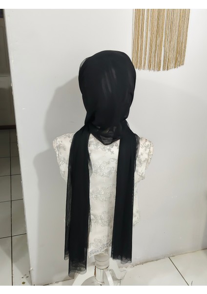 Siyah Sevda Şal Hazır Türban Hazır Şal Hazır Duvak fiyatları