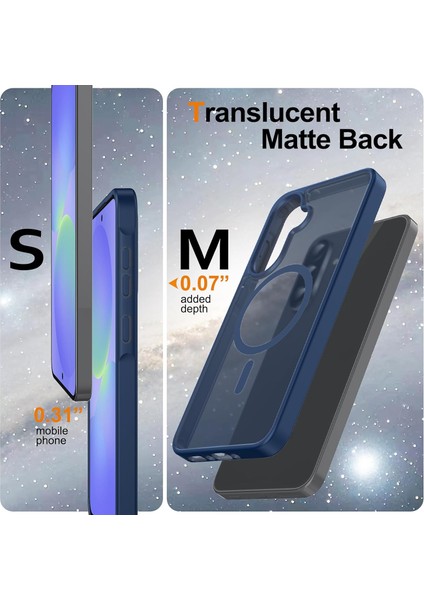 Samsung Galaxy A56 Uyumlu Kamera Lens+Ekran Koruyucu Magsafe Şarj Destekli Iz Tutmaz Mat Kapak indirimleri