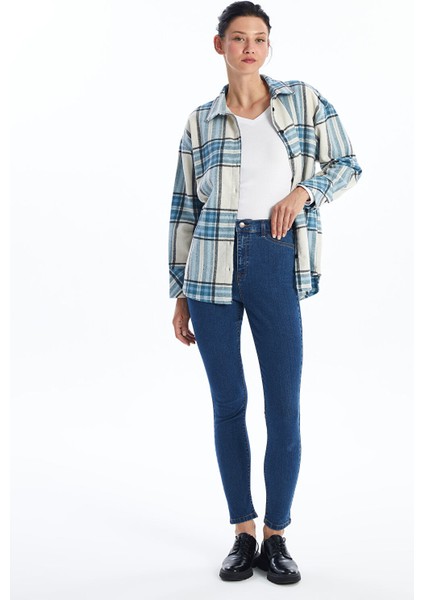 Yeni Sezon Straight Fit Kadın Jean Pantolon