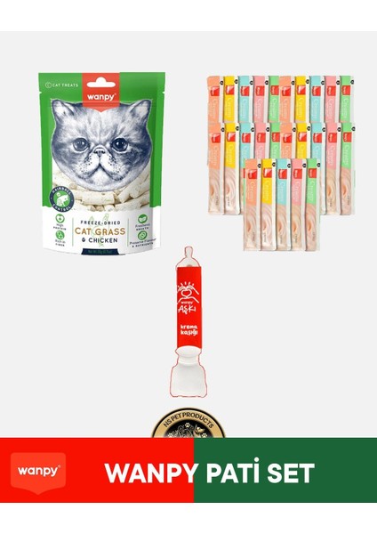 Kedi Maması Wanpy Pati Set