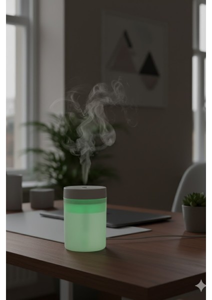 Blackbird SD11 Taşınabilir Mini 200 ml USB Hava Nemlendirici | Araç ve Ofis Için Renkli Işıklı