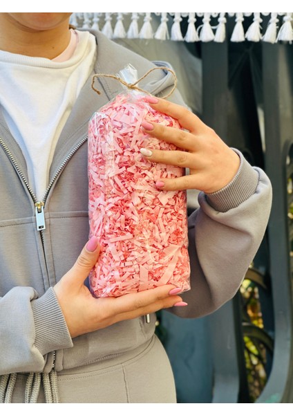 Şeker Pembesi Kırpık Kağıt 50 gr | Z Zigzag Kutu Dolgu ve Süsleme Kağıdı | Hediye Kutusu Için