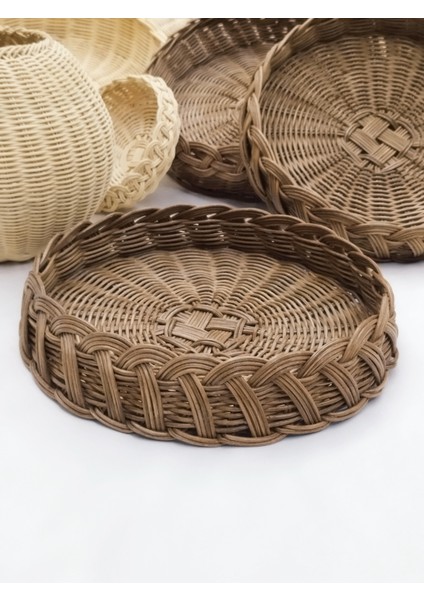 %100 Doğal El Yapımı Çok Amaçlı Rattan Sepet (6X27 Cm, 1. Sınıf, Dekoratif, Yüksek Kalite)