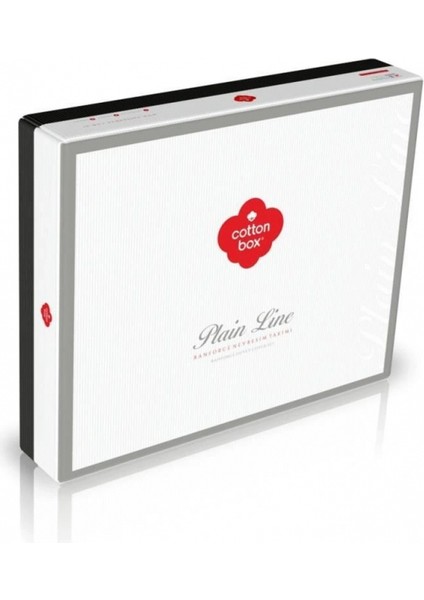 Cotton Box Plain Çift Kişilik Nevresim Takımı Vizon Krem fiyatları
