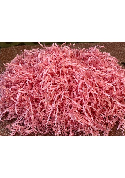 Şeker Pembesi Kırpık Kağıt 100 gr | Z Zigzag Kutu Dolgu ve Süsleme Kağıdı | Hediye Kutusu Için