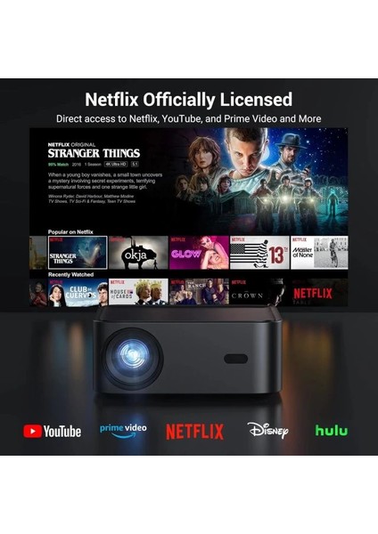 1500 Ansı Akıllı Projektör, 4K 300'' Ekran fiyatları