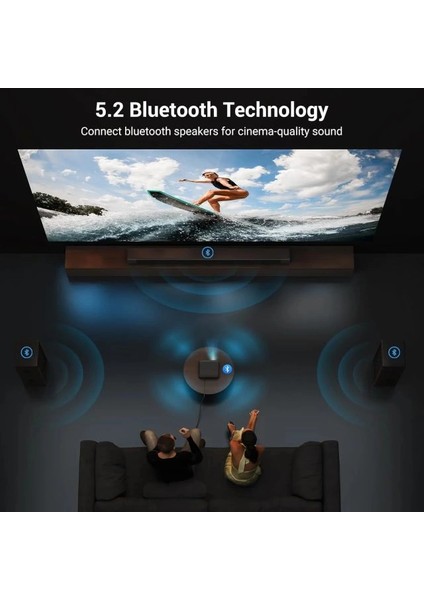 1500 Ansı Akıllı Projektör, 4K 300'' Ekran indirimleri