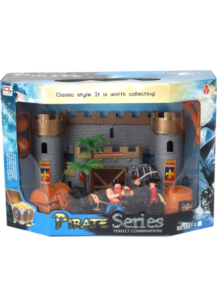 Aksesuarlı Korsan Kalesi Oyun Seti
