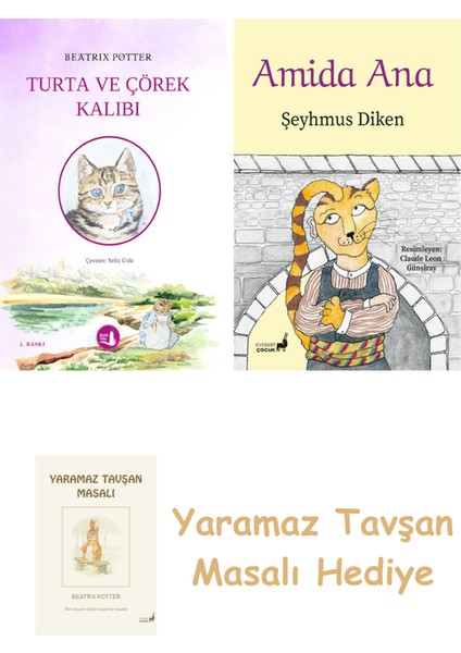 Turta ve Çörek Kalıbı + Amida Ana + Yaramaz Tavşan Masalı