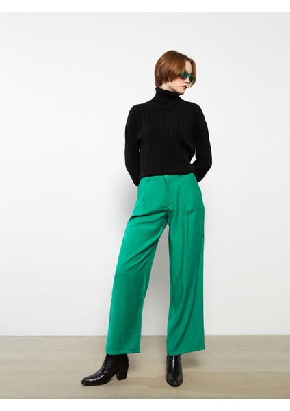 Yeni Sezon Kadın Rahat Kalıp Düz Pantolon